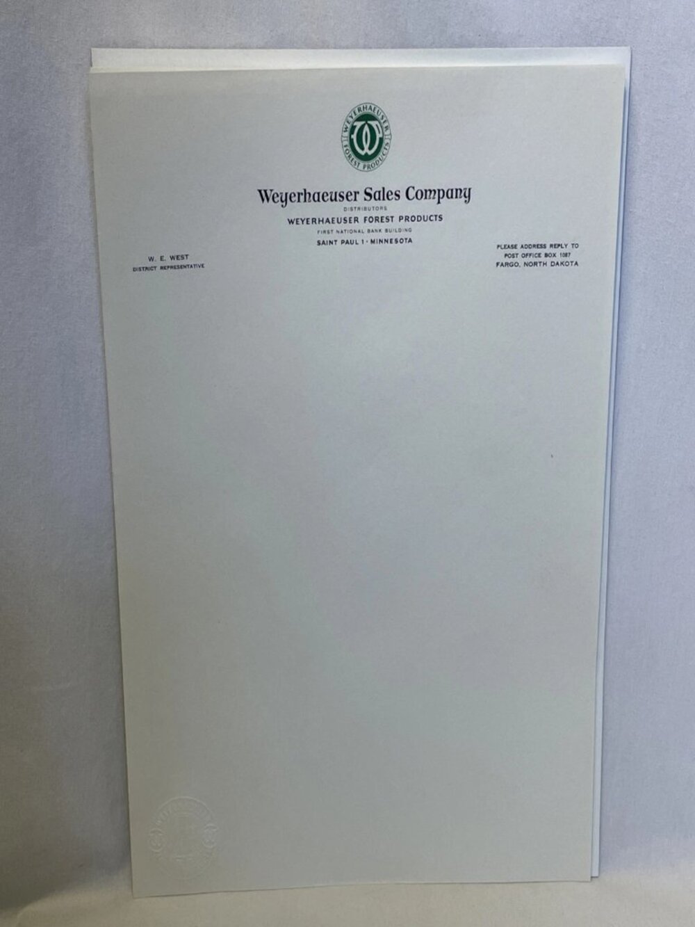 Vintage Pre-1959 Weyerhaeuser Sales Co. Letterhead St Paul MN Ephemera Lot 11 pg - Picture 2 of 9